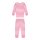 Long John Pyjama Kakadu Streifen pink