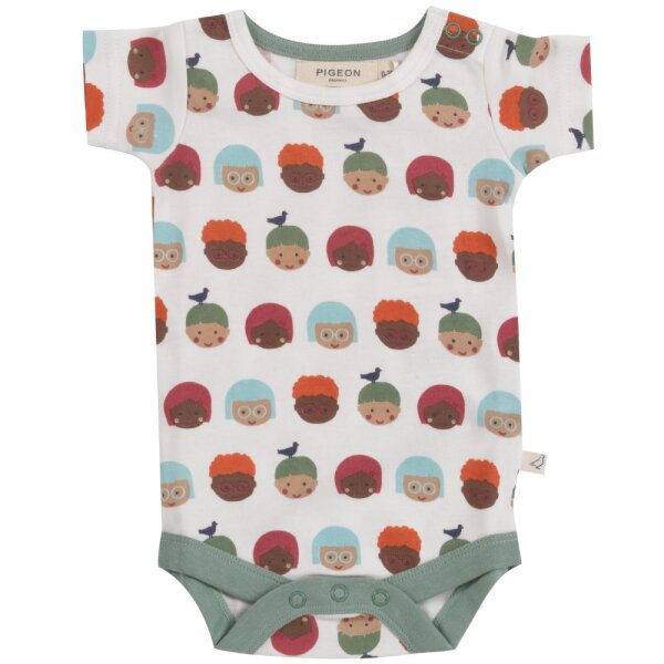 Body kurzarm Kinder weiss