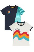 T-Shirt 2er Pack Wellen
