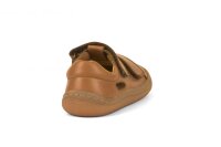 Barefoot Sandale Doppelklett cognac
