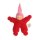 Wichtel rot/rosa mit Rassel