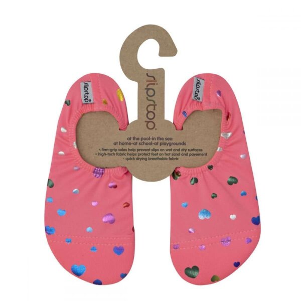 Schläppchen/Badeschuhe Betty Herzen pink