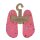 Schläppchen/Badeschuhe Betty Herzen pink