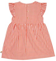 Kleid Karo copper rot