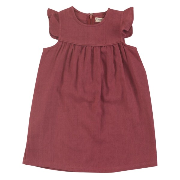Kleid Musselin beere