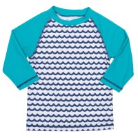 Schwimmshirt Wellen UV50+