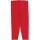 3/4 Leggings solid ruby