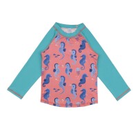 Schwimmshirt Blue Seahorses
