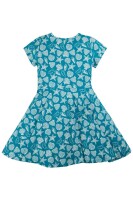 Spring Skater Kleid Muscheln Camper blau