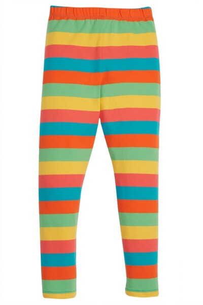 Leggings Regenbogenstreifen Camper blau