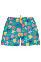 Badeshorts Muscheln Camper blau