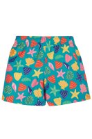 Badeshorts Muscheln Camper blau