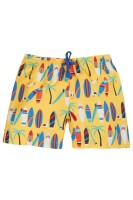 Badeshorts Surfboards gelb