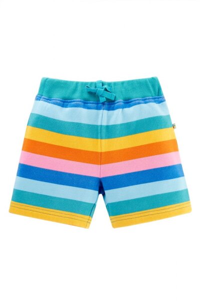 Shorts Regenbogenstreifen pink