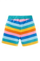 Shorts Regenbogenstreifen pink