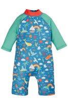 Schwimmanzug Regenbogen Fische UV40+