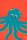 Schwimmanzug Oktopus orange UV40+