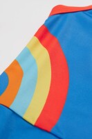 Badeanzug Regenbogen cobalt