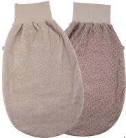 Strampelsack wendbar Nicky beige-melange