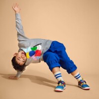 Multi Sneaker blau-rot-gelb