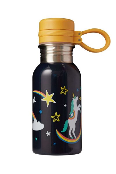 Trinkflasche Einhorn indigo