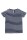 T-Shirt Blume Streifen indigo