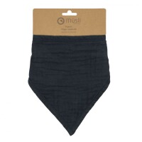 Dreieckstuch Musselin bib midnight