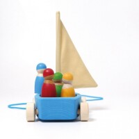 Gro&szlig;er Strandsegler + 4 M&auml;nnchen