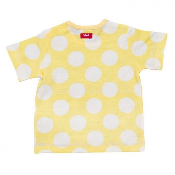 T-Shirt Punkte gelb