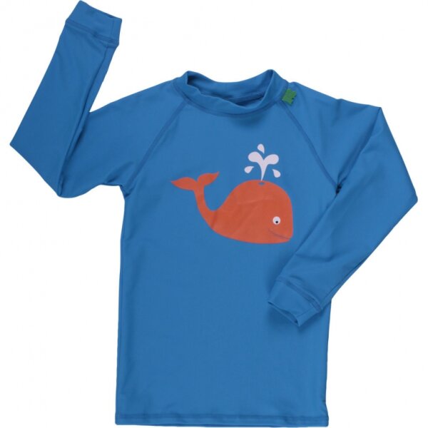 Green Cotton Badeshirt UV 50+ blau