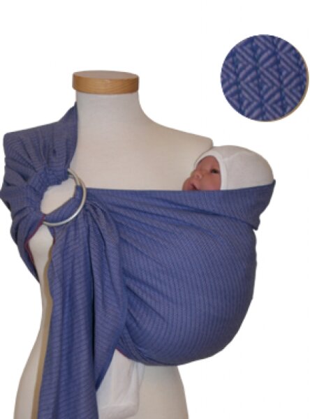 Storchenwiege Ring Sling Leo flieder