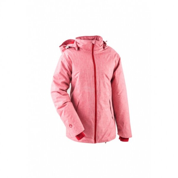 Mamalila Winterjacke mit BKS für Zwei rot meliert