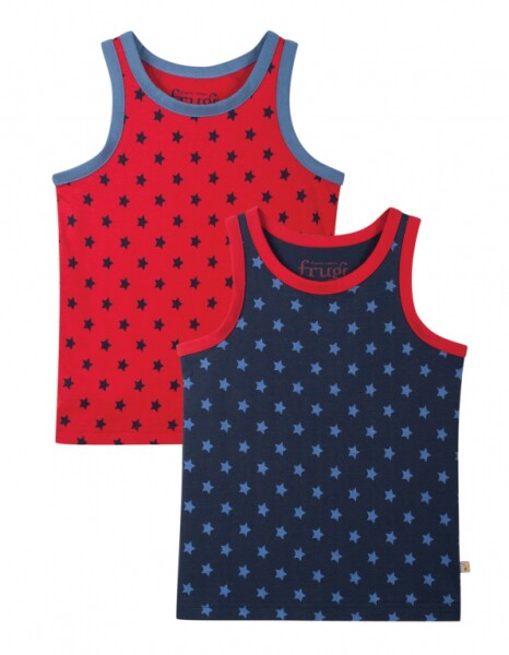 Unterhemd Jungen Camping Stars 2er Pack