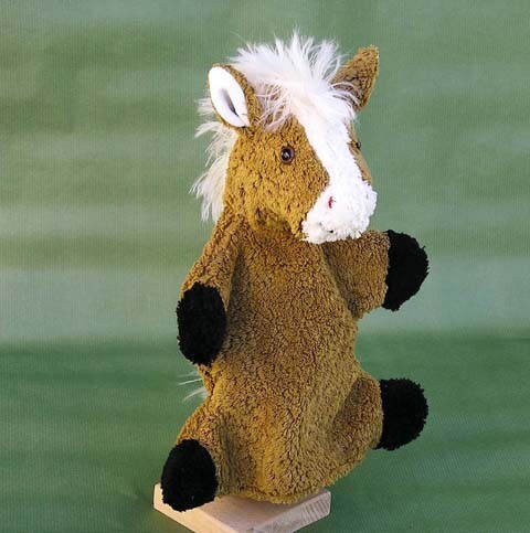 Handpuppe Pferd