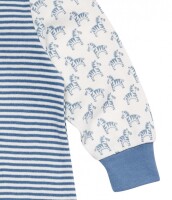 Wayan Overall m. Umschlagbund Zebra blau