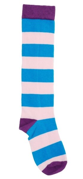 Kniestrümpfe rosa-blau