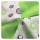 Mull-Waschlappen Bambus/BW 30x30cm lime mix 9er Pack
