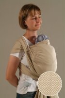 Storchenwiege Babytragetuch Leo natur