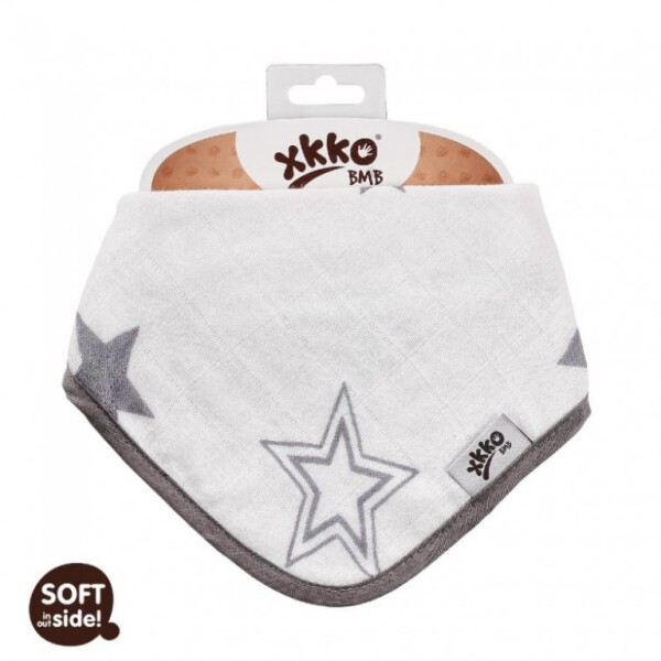 Bandana Bambus/BW silver stars