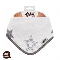 Bandana Bambus/BW silver stars