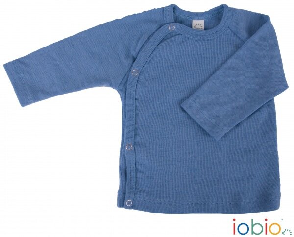 Wickelhemd 100% Wolle blueberry