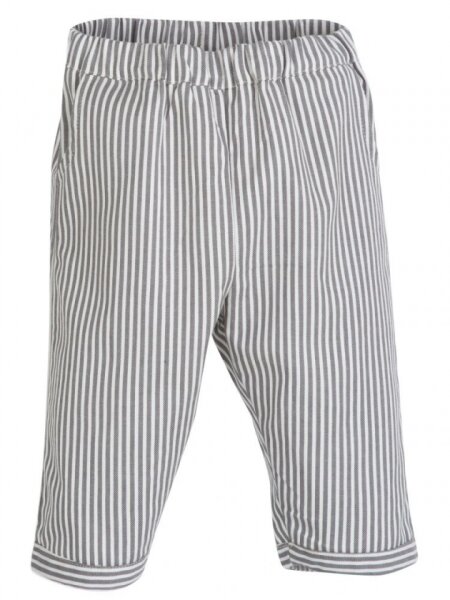 Sommerhose Streifen grau