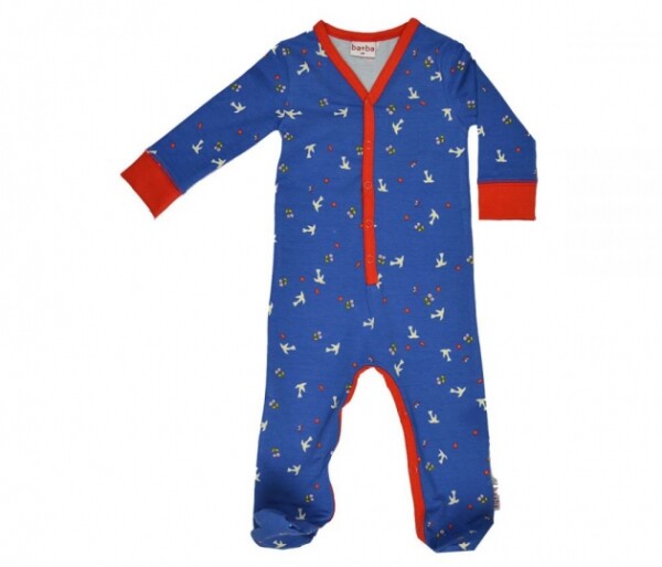 Baba Babywear Overall m. Fuß Dove