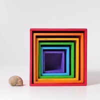 Gro&szlig;er Kistensatz Regenbogen