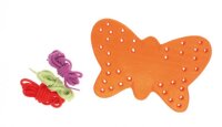 F&auml;del Schmetterling orange