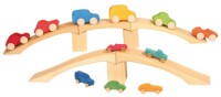 Br&uuml;cke 3 Teile natur