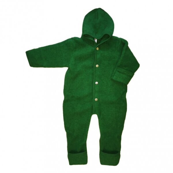 Engel Overall Wollfleece grün melange