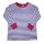 Kinder-Pulli 100% Wolle blau melange/natur