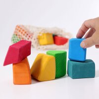 15 Waldorfkl&ouml;tze gro&szlig; bunt