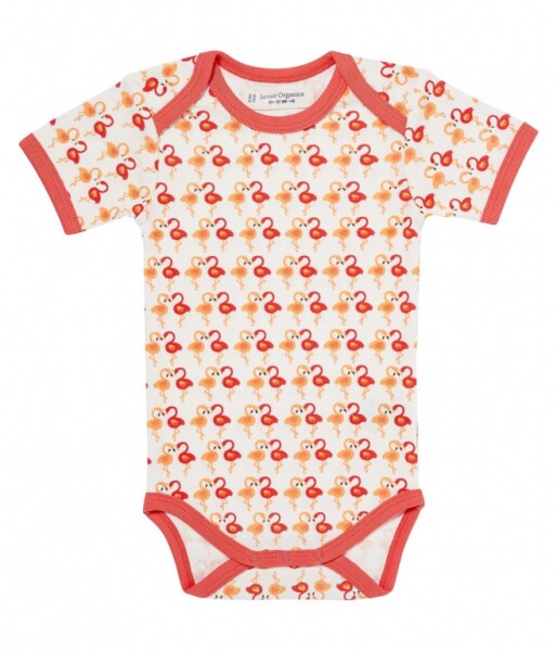 Yvon Body kurzarm Flamingo